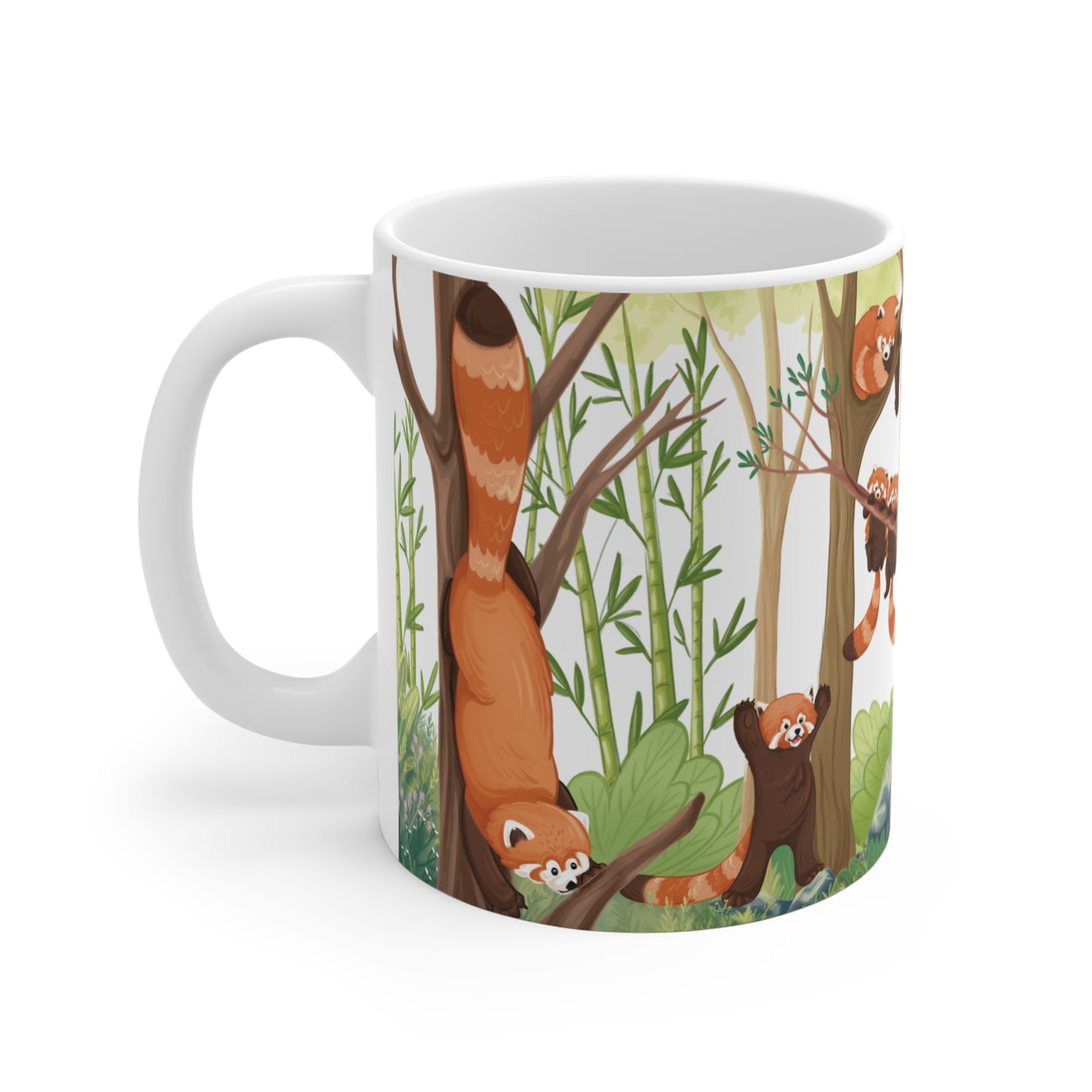 Red Panda 11oz Ceramic Mug