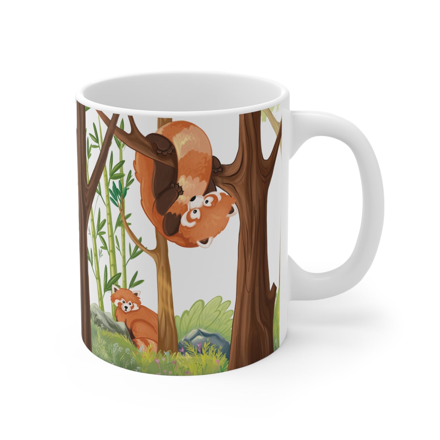 Red Panda 11oz Ceramic Mug