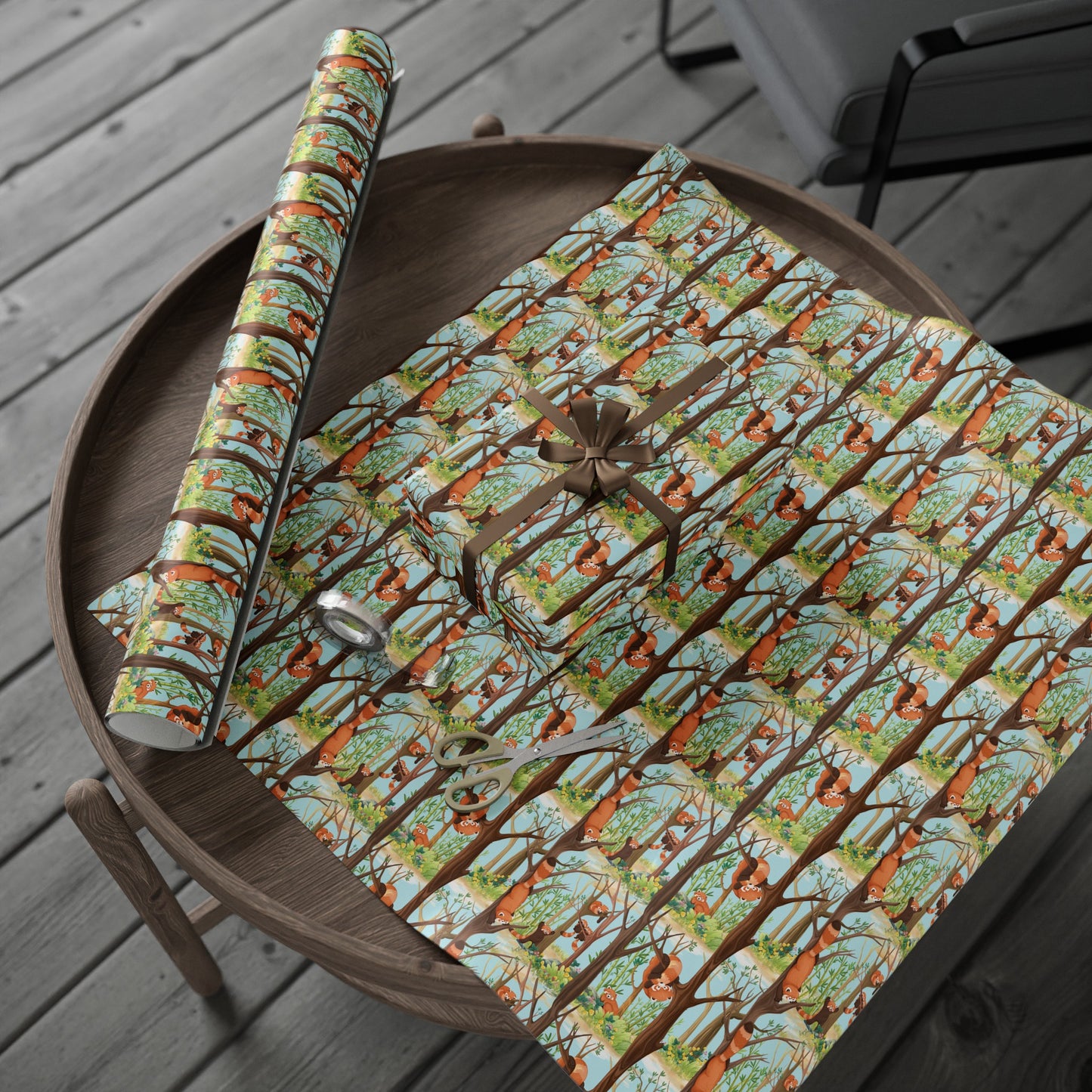 Charli Safari Red Panda Wrapping Paper