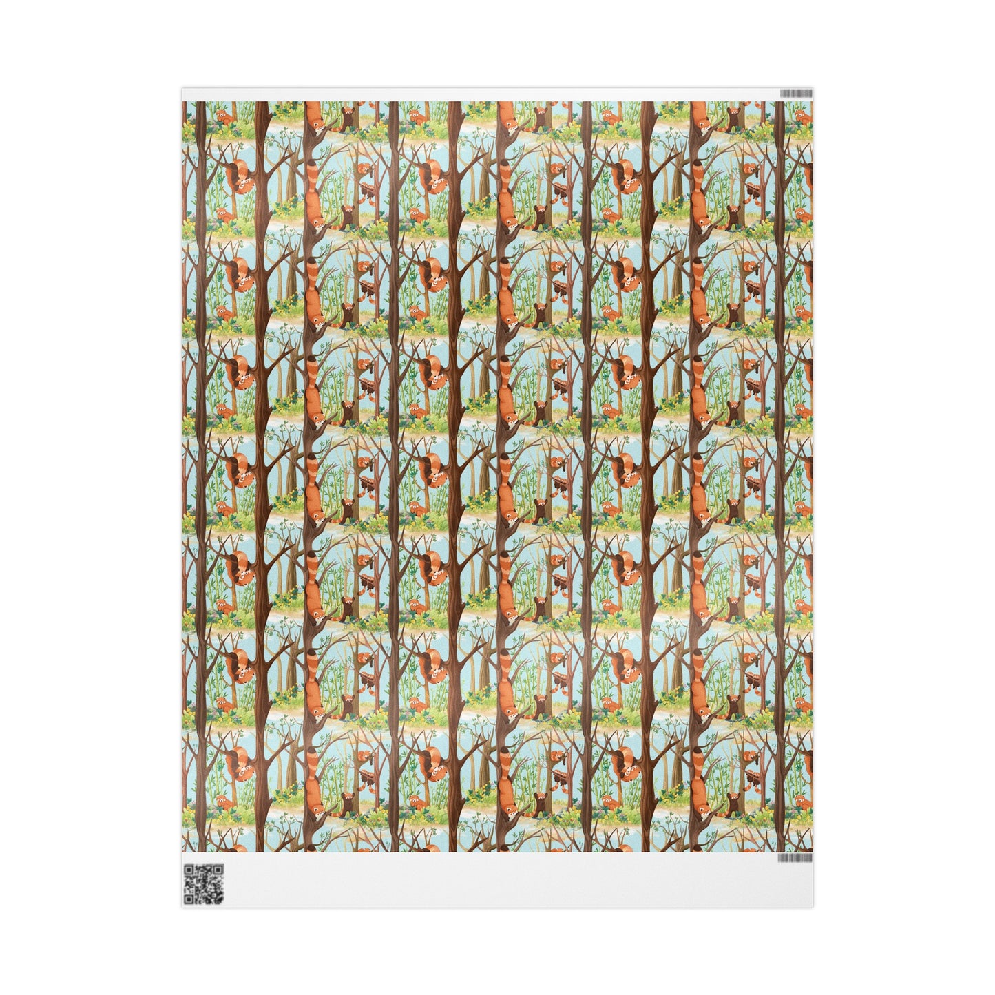 Charli Safari Red Panda Wrapping Paper