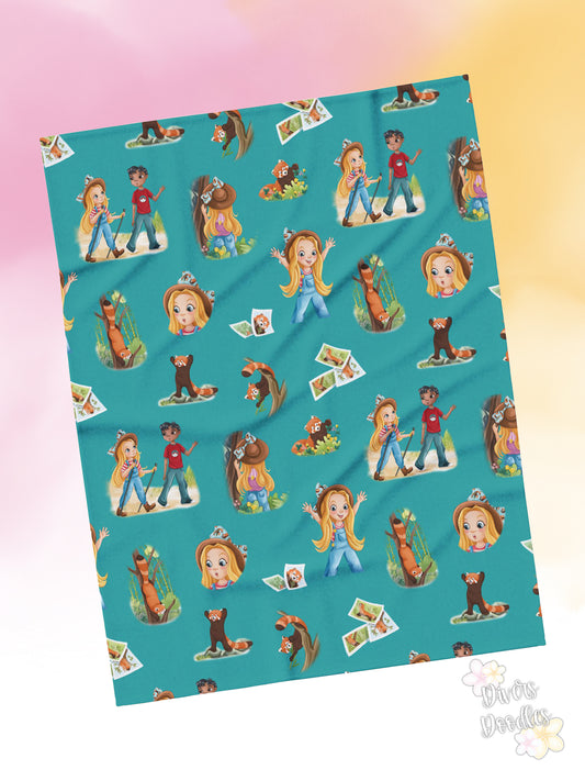 Charli Safari Fleece Blanket