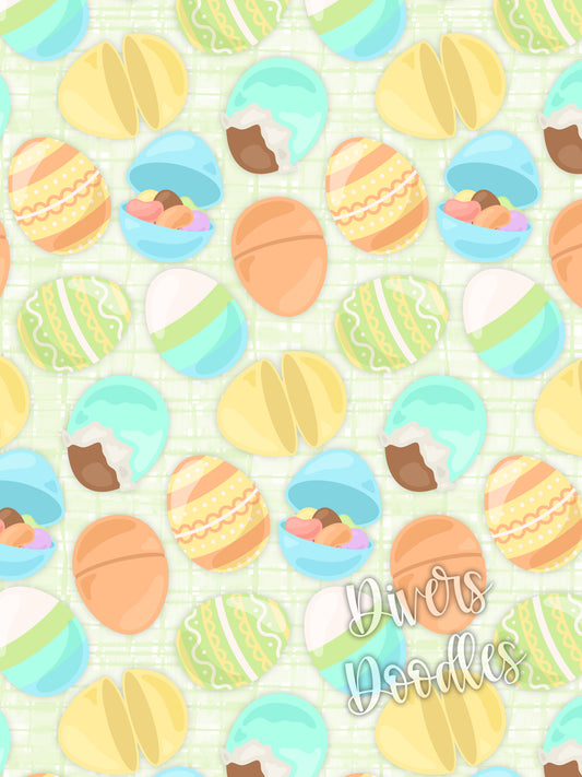 Easter Egg Digital Paper, Seamless Patterns for Fabric, Digital Paper For Boys, Easter Seamless Files, Seamless Paper Download