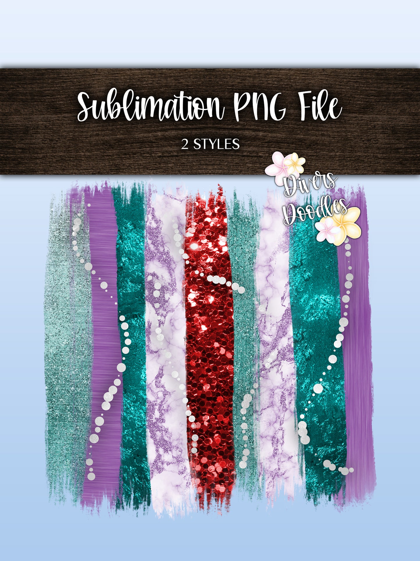 Brush Strokes PNG, Mermaid PNG, Glitter Sublimation Backgrounds, Purple Glitter Clip Art, Instant Download Sublimation For Commercial Use,